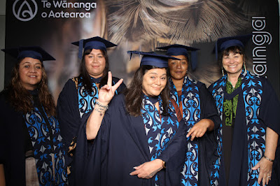 Booth photo from the TWoA Tainui 2025 Graduations (Ceremony 3 @ 10am) held at Claudelands Event Centre in Hamilton, Waikato, New Zealand on Wednesday, 30 April, 2025. Photography by InstaBooth / KeyImagery Photography. Copyright: © 2025 Te Wānanga o Aotearoa.