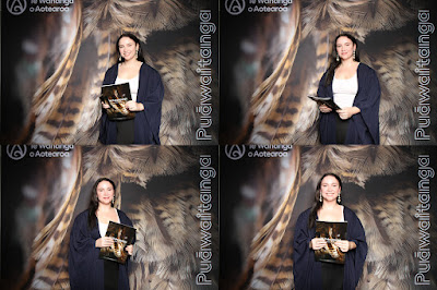 Booth photo from the TWoA Tainui 2025 Graduations (Ceremony 2 @ 2pm) held at Claudelands Event Centre in Hamilton, Waikato, New Zealand on Tuesday, 29 April, 2025. Photography by InstaBooth / KeyImagery Photography. Copyright: © 2025 Te Wānanga o Aotearoa.