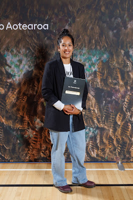 Studio photo from the TWoA Tainui 2023 Graduations (Ceremony 1 - Wednesday Morning), held at Hamilton Boys High School, Hamilton, Waikato, New Zealand on Wednesday, 19 April 2023. Photo: Mike Walen / KeyImagery Photography. Copyright: © Te Wananga o Aotearoa.