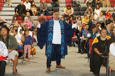 Ceremony photo from the TWoA Tainui 2023 Graduations (Ceremony 1 - Wednesday Morning), held at Hamilton Boys High School, Hamilton, Waikato, New Zealand on Wednesday, 19 April 2023. Photo: Mike Walen / KeyImagery Photography. Copyright: © Te Wananga o Aotearoa.