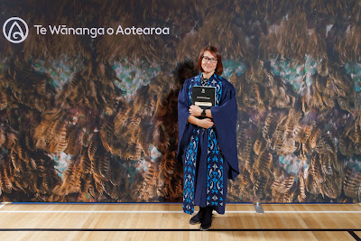 Studio photo from the TWoA Tainui 2023 Graduations (Ceremony 1 - Wednesday Morning), held at Hamilton Boys High School, Hamilton, Waikato, New Zealand on Wednesday, 19 April 2023. Photo: Mike Walen / KeyImagery Photography. Copyright: © Te Wananga o Aotearoa.