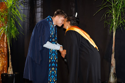 Ceremony photo from the TWoA Tainui 2023 Graduations (Ceremony 1 - Wednesday Morning), held at Hamilton Boys High School, Hamilton, Waikato, New Zealand on Wednesday, 19 April 2023. Photo: Mike Walen / KeyImagery Photography. Copyright: © Te Wananga o Aotearoa.