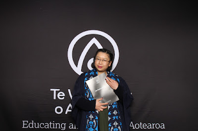 Photo from the TWoA Tāmaki Makaurau 2023 Graduations (Ceremony 4 @ 10am), held at the Due Drop Events Centre, Manukau, Auckland, New Zealand on Thursday, 8 June, 2023. Photo: InstaBooth by KeyImagery Photography. Copyright: © Te Wānanga o Aotearoa.
