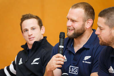 Photo from the team community engagement at Deanwell School, in readiness for Tonga v All Blacks rugby match this weekend. Friday 6 September 2019. Photo: Mike Walen for Barker Photography. Copyright: © H3 Group/HCC.