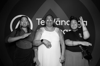 Booth photo from the TWoA Te Tai Tokerau (Kaitaia) 2025 Graduation held at Te Kura Kaupapa Maori o Pukemiro in Kaitaia, Northland, New Zealand on Monday, 14 April, 2025. Photo by InstaBooth / KeyImagery Photography. Copyright: © 2025 Te Wānanga o Aotearoa.