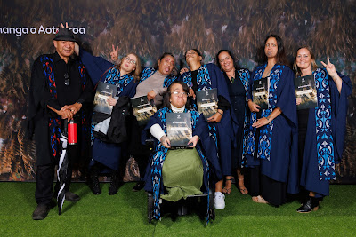 Photo from the TWoA Te Tai Tokerau (Kaikohe) 2025 Graduation held at the War Memorial Hall in Kaikohe, Northland, New Zealand on Tuesday, 15 April, 2025. Photo by Mike Walen / KeyImagery Photography. Copyright: © 2025 Te Wānanga o Aotearoa.