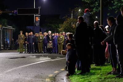 Photo from the Anzac Dawn Parade/Service held at Memorial Park, Hamilton, New Zealand. Taken: Sunday, 25 April 2021. Photo: Mike Walen / KeyImagery Photography. Copyright: © Hamilton City Council.