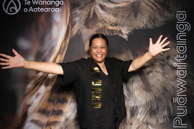 Booth photo from Ceremony 1 of the TWoA Tāmaki Makaurau 2025 Graduations (March 2025) held at the Mangere Arts Centre in Auckland, New Zealand on Wednesday, 12 March, 2025. Photo: InstaBooth by KeyImagery Photography. Copyright: © 2025 Te Wānanga o Aotearoa.