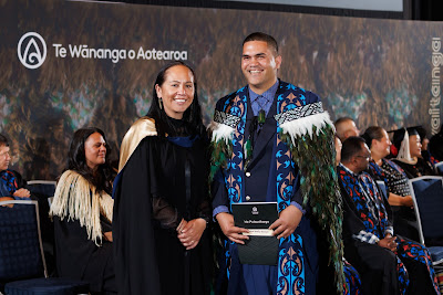 Photo from the TWoA Tāmaki Makaurau 2023 November Graduations (Ceremony 1 @ 1pm), held at the Due Drop Events Centre, Manukau, Auckland, New Zealand on Tuesday, 28 November, 2023. Photo: Mike Walen / KeyImagery Photography. Copyright: © Te Wānanga o Aotearoa.