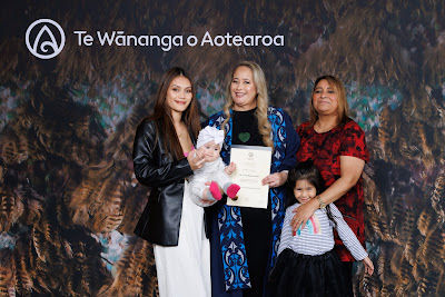 Photo from the TWoA Tāmaki Makaurau 2023 Graduations (Ceremony 5 @ 3pm), held at the Due Drop Events Centre, Manukau, Auckland, New Zealand on Thursday, 8 June, 2023. Photo: Mike Walen / KeyImagery Photography. Copyright: © Te Wānanga o Aotearoa.