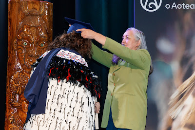 Photo from the TWoA Tainui 2025 Graduations (Ceremony 3 @ 10am) held at Claudelands Event Centre in Hamilton, Waikato, New Zealand on Wednesday, 30 April, 2025. Photography by Mike Walen / KeyImagery Photography. Copyright: © 2025 Te Wānanga o Aotearoa.