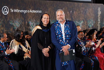 Photo from the TWoA Tāmaki Makaurau 2023 November Graduations (Ceremony 1 @ 1pm), held at the Due Drop Events Centre, Manukau, Auckland, New Zealand on Tuesday, 28 November, 2023. Photo: Mike Walen / KeyImagery Photography. Copyright: © Te Wānanga o Aotearoa.