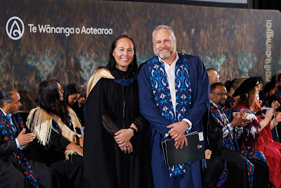 Photo from the TWoA Tāmaki Makaurau 2023 November Graduations (Ceremony 1 @ 1pm), held at the Due Drop Events Centre, Manukau, Auckland, New Zealand on Tuesday, 28 November, 2023. Photo: Mike Walen / KeyImagery Photography. Copyright: © Te Wānanga o Aotearoa.