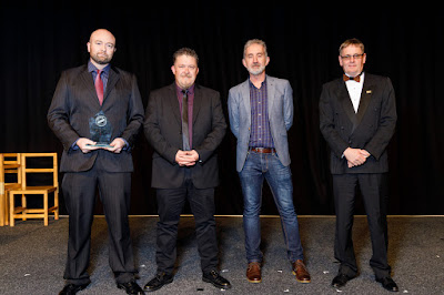 Photo from the Gala Dinner on Day 2 of the HIANZ Conference & Trade Show 2019 held at the Claudelands Events Centre, Hamilton, New Zealand. Taken: Thursday, 4 July 2019. Photography: Mike Walen / KeyImagery Photography. Copyright: © HIANZ.