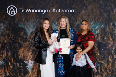Photo from the TWoA Tāmaki Makaurau 2023 Graduations (Ceremony 5 @ 3pm), held at the Due Drop Events Centre, Manukau, Auckland, New Zealand on Thursday, 8 June, 2023. Photo: Mike Walen / KeyImagery Photography. Copyright: © Te Wānanga o Aotearoa.