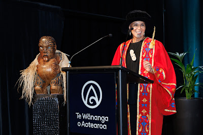 Photo from the TWoA Tainui 2025 Graduations (Ceremony 3 @ 10am) held at Claudelands Event Centre in Hamilton, Waikato, New Zealand on Wednesday, 30 April, 2025. Photography by Mike Walen / KeyImagery Photography. Copyright: © 2025 Te Wānanga o Aotearoa.