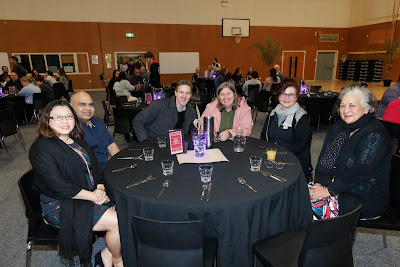 Photo from the Waikato Diocesan Whānau Dinner 2022 held in the school gym at Waikato Diocesan, Hamilton, New Zealand. Taken: Friday, 9 September 2022. Photography: Mike Walen / KeyImagery Photography. Copyright: © Waikato Diocesan School for Girls.