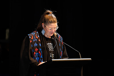 Photo from the TWoA Tāmaki Makaurau 2023 Graduations (Ceremony 4 @ 10am), held at the Due Drop Events Centre, Manukau, Auckland, New Zealand on Thursday, 8 June, 2023. Photo: Mike Walen / KeyImagery Photography. Copyright: © Te Wānanga o Aotearoa.