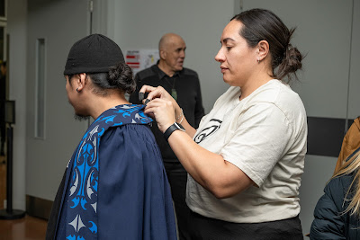 Photo from the TWoA Te Tai Tokerau (Whangarei) 2025 Graduation held at McKay Stadium in Whangarei, Northland, New Zealand on Thursday, 10 July, 2025. Photo by Alick Saunders for KeyImagery Photography. Copyright: © 2025 Te Wānanga o Aotearoa.