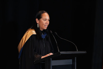 Photo from the TWoA Tāmaki Makaurau 2023 November Graduations (Ceremony 1 @ 1pm), held at the Due Drop Events Centre, Manukau, Auckland, New Zealand on Tuesday, 28 November, 2023. Photo: Mike Walen / KeyImagery Photography. Copyright: © Te Wānanga o Aotearoa.
