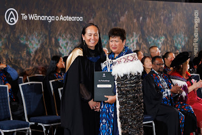 Photo from the TWoA Tāmaki Makaurau 2023 November Graduations (Ceremony 1 @ 1pm), held at the Due Drop Events Centre, Manukau, Auckland, New Zealand on Tuesday, 28 November, 2023. Photo: Mike Walen / KeyImagery Photography. Copyright: © Te Wānanga o Aotearoa.