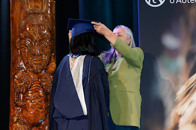 Photo from the TWoA Tainui 2025 Graduations (Ceremony 3 @ 10am) held at Claudelands Event Centre in Hamilton, Waikato, New Zealand on Wednesday, 30 April, 2025. Photography by Mike Walen / KeyImagery Photography. Copyright: © 2025 Te Wānanga o Aotearoa.