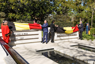 Photo from the Ieper (Ypres) Memorial Garden (Stage Two) Unveiling at Memorial Park, Hamilton, New Zealand. Taken: Sunday, 30 July 2017. Photo: Mike Walen / KeyImagery Photography. Copyright: © Hamilton City Council.