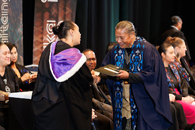 Photo from the TWoA Tāmaki Makaurau 2023 Graduations (Ceremony 4 @ 10am), held at the Due Drop Events Centre, Manukau, Auckland, New Zealand on Thursday, 8 June, 2023. Photo: Mike Walen / KeyImagery Photography. Copyright: © Te Wānanga o Aotearoa.