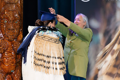 Photo from the TWoA Tainui 2025 Graduations (Ceremony 3 @ 10am) held at Claudelands Event Centre in Hamilton, Waikato, New Zealand on Wednesday, 30 April, 2025. Photography by Mike Walen / KeyImagery Photography. Copyright: © 2025 Te Wānanga o Aotearoa.