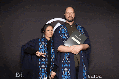 Photo from the TWoA Tāmaki Makaurau 2023 Graduations (Ceremony 5 @ 3pm), held at the Due Drop Events Centre, Manukau, Auckland, New Zealand on Thursday, 8 June, 2023. Photo: InstaBooth by KeyImagery Photography. Copyright: © Te Wānanga o Aotearoa.