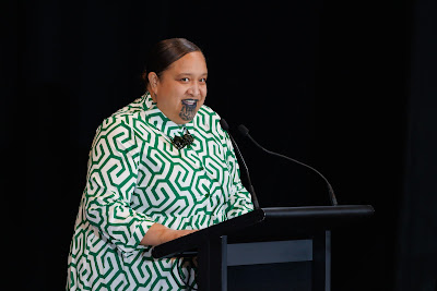 Photo from the TWoA Tāmaki Makaurau 2023 November Graduations (Ceremony 1 @ 1pm), held at the Due Drop Events Centre, Manukau, Auckland, New Zealand on Tuesday, 28 November, 2023. Photo: Mike Walen / KeyImagery Photography. Copyright: © Te Wānanga o Aotearoa.