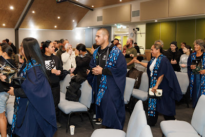 Photo from the TWoA Waiariki 2024 Graduation (Whakatāne), held at the Whakatāne Baptist Church in Whakatāne, Bay of Plenty, New Zealand on Wednesday, 15 May, 2024. Photo: Mike Walen / KeyImagery Photography. Copyright: © Te Wānanga o Aotearoa.