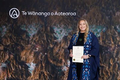 Photo from the TWoA Tāmaki Makaurau 2023 Graduations (Ceremony 5 @ 3pm), held at the Due Drop Events Centre, Manukau, Auckland, New Zealand on Thursday, 8 June, 2023. Photo: Mike Walen / KeyImagery Photography. Copyright: © Te Wānanga o Aotearoa.