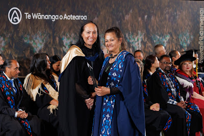Photo from the TWoA Tāmaki Makaurau 2023 November Graduations (Ceremony 1 @ 1pm), held at the Due Drop Events Centre, Manukau, Auckland, New Zealand on Tuesday, 28 November, 2023. Photo: Mike Walen / KeyImagery Photography. Copyright: © Te Wānanga o Aotearoa.