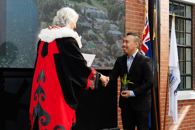 Photo from the HCC NZ Citizenship Ceremony (Morning) held in The Atrium, Wintec/Te Pukenga, Hamilton, Waikato, New Zealand at 10:00am on Monday, 12 February, 2024. Photo: Mike Walen / KeyImagery Photography. Copyright: © Hamilton City Council.