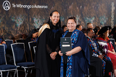 Photo from the TWoA Tāmaki Makaurau 2023 November Graduations (Ceremony 1 @ 1pm), held at the Due Drop Events Centre, Manukau, Auckland, New Zealand on Tuesday, 28 November, 2023. Photo: Mike Walen / KeyImagery Photography. Copyright: © Te Wānanga o Aotearoa.