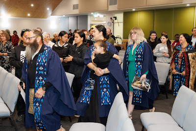 Photo from the TWoA Waiariki 2024 Graduation (Whakatāne), held at the Whakatāne Baptist Church in Whakatāne, Bay of Plenty, New Zealand on Wednesday, 15 May, 2024. Photo: Mike Walen / KeyImagery Photography. Copyright: © Te Wānanga o Aotearoa.