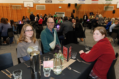 Photo from the Waikato Diocesan Whānau Dinner 2022 held in the school gym at Waikato Diocesan, Hamilton, New Zealand. Taken: Friday, 9 September 2022. Photography: Mike Walen / KeyImagery Photography. Copyright: © Waikato Diocesan School for Girls.
