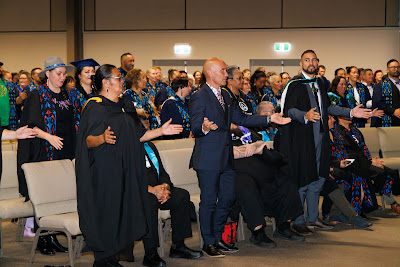 Photo from the TWoA Waiariki 2023 Graduations (Tauranga Moana), held at Bethlehem Baptist Church, Tauranga, Bay of Plenty, New Zealand on Friday, 5 May, 2023. Photo: Mike Walen / KeyImagery Photography. Copyright: © Te Wānanga o Aotearoa.