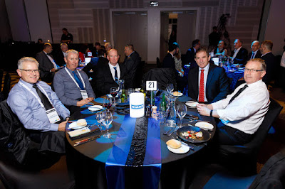 Photo from the Gala Dinner on Day 2 of the HIANZ Conference & Trade Show 2019 held at the Claudelands Events Centre, Hamilton, New Zealand. Taken: Thursday, 4 July 2019. Photography: Mike Walen / KeyImagery Photography. Copyright: © HIANZ.