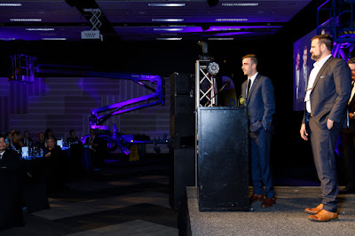 Photo from the Gala Dinner on Day 2 of the HIANZ Conference & Trade Show 2019 held at the Claudelands Events Centre, Hamilton, New Zealand. Taken: Thursday, 4 July 2019. Photography: Mike Walen / KeyImagery Photography. Copyright: © HIANZ.