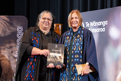 Photo from the TWoA Whirikoka 2024 Graduation (Gisborne), held at the War Memorial Theatre, Gisborne, East Coast, New Zealand on Wednesday, 16 April, 2025. Photo by Alick Saunders for KeyImagery Photography. Copyright: © 2025 Te Wānanga o Aotearoa.