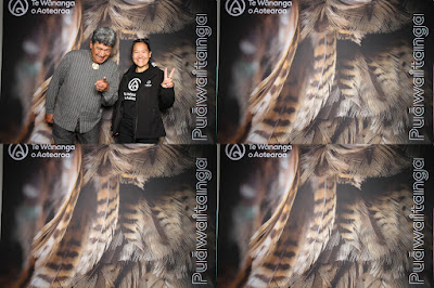 Booth photo from the TWoA Waiariki 2024 Graduations (Whakatāne), held at the Baptist Church, Whakatāne, Bay of Plenty, New Zealand on Wednesday, 15 May, 2024. Photo: InstaBooth by KeyImagery Photography. Copyright: © Te Wānanga o Aotearoa.