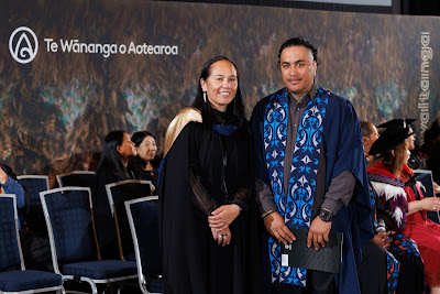 Photo from the TWoA Tāmaki Makaurau 2023 November Graduations (Ceremony 1 @ 1pm), held at the Due Drop Events Centre, Manukau, Auckland, New Zealand on Tuesday, 28 November, 2023. Photo: Mike Walen / KeyImagery Photography. Copyright: © Te Wānanga o Aotearoa.