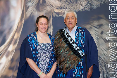 Photo from the TWoA Te Tai Tokerau (Kaitaia) 2025 Graduation held at Te Kura Kaupapa Maori o Pukemiro in Kaitaia, Northland, New Zealand on Monday, 14 April, 2025. Photo by Mike Walen / KeyImagery Photography. Copyright: © 2025 Te Wānanga o Aotearoa.