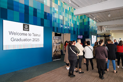 Photo from the TWoA Tainui 2025 Graduations (Ceremony 3 @ 10am) held at Claudelands Event Centre in Hamilton, Waikato, New Zealand on Wednesday, 30 April, 2025. Photography by Mike Walen / KeyImagery Photography. Copyright: © 2025 Te Wānanga o Aotearoa.