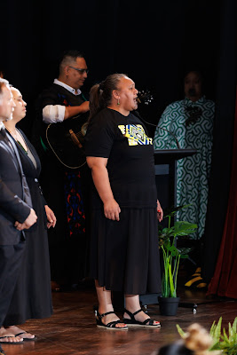 Photo from the TWoA Tāmaki Makaurau 2023 November Graduations (Ceremony 1 @ 1pm), held at the Due Drop Events Centre, Manukau, Auckland, New Zealand on Tuesday, 28 November, 2023. Photo: Mike Walen / KeyImagery Photography. Copyright: © Te Wānanga o Aotearoa.