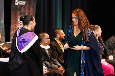 Photo from the TWoA Tāmaki Makaurau 2023 Graduations (Ceremony 4 @ 10am), held at the Due Drop Events Centre, Manukau, Auckland, New Zealand on Thursday, 8 June, 2023. Photo: Mike Walen / KeyImagery Photography. Copyright: © Te Wānanga o Aotearoa.