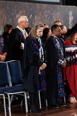 Photo from the TWoA Tāmaki Makaurau 2023 November Graduations (Ceremony 1 @ 1pm), held at the Due Drop Events Centre, Manukau, Auckland, New Zealand on Tuesday, 28 November, 2023. Photo: Mike Walen / KeyImagery Photography. Copyright: © Te Wānanga o Aotearoa.