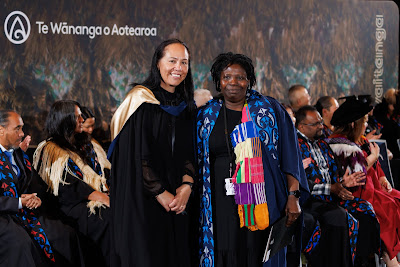 Photo from the TWoA Tāmaki Makaurau 2023 November Graduations (Ceremony 1 @ 1pm), held at the Due Drop Events Centre, Manukau, Auckland, New Zealand on Tuesday, 28 November, 2023. Photo: Mike Walen / KeyImagery Photography. Copyright: © Te Wānanga o Aotearoa.